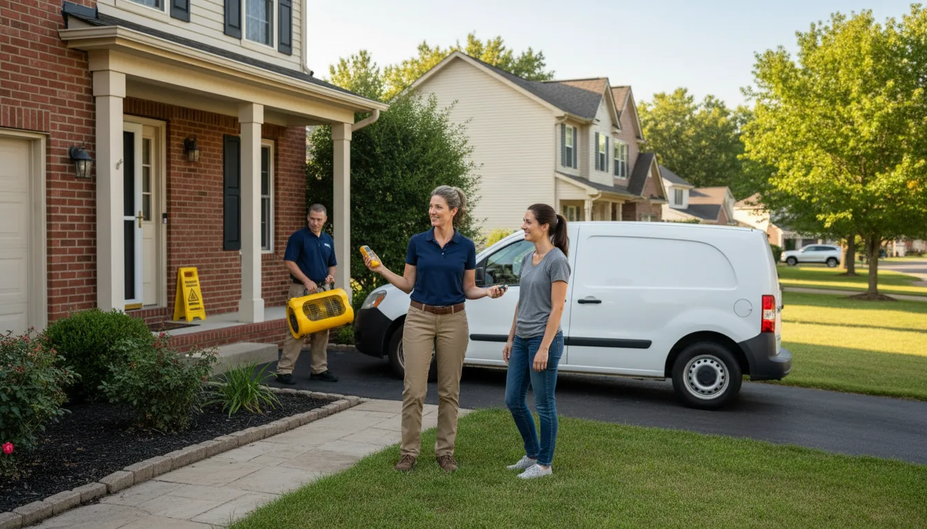 Water restoration image for Dehumidification And Cleanup Services in Thomaston, ME
